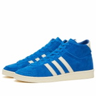 Adidas Men's Jabbar Hi Sneaker in Team Royal Blue/White/Off White