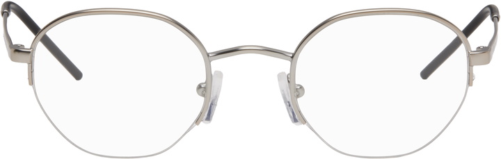 Photo: OUR LEGACY WORK SHOP Emporio Armani Silver Falco Sunglasses