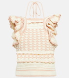 Zimmermann - Clover crochet cotton crop top