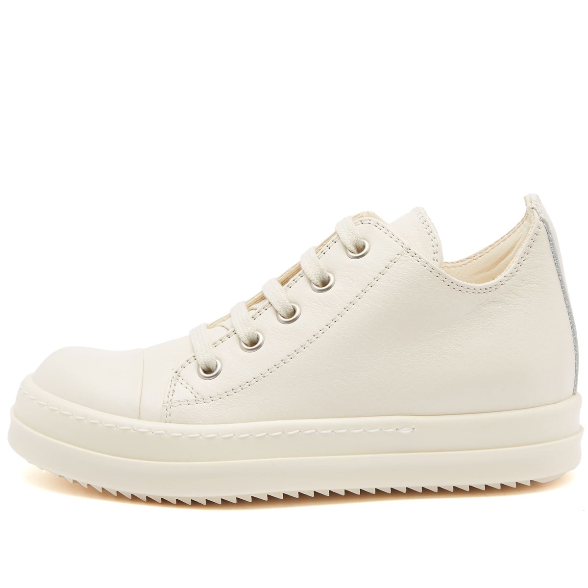 Rick Owens Men's BabySneaks Low Sneakers in Milk Rick Owens