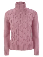 MC2 Saint Barth Giverny - Cable-knit Turtleneck Jumper