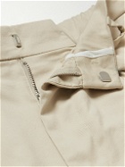 NN07 - Kay 1809 Pleated Stretch-Cotton Twill Trousers - Neutrals