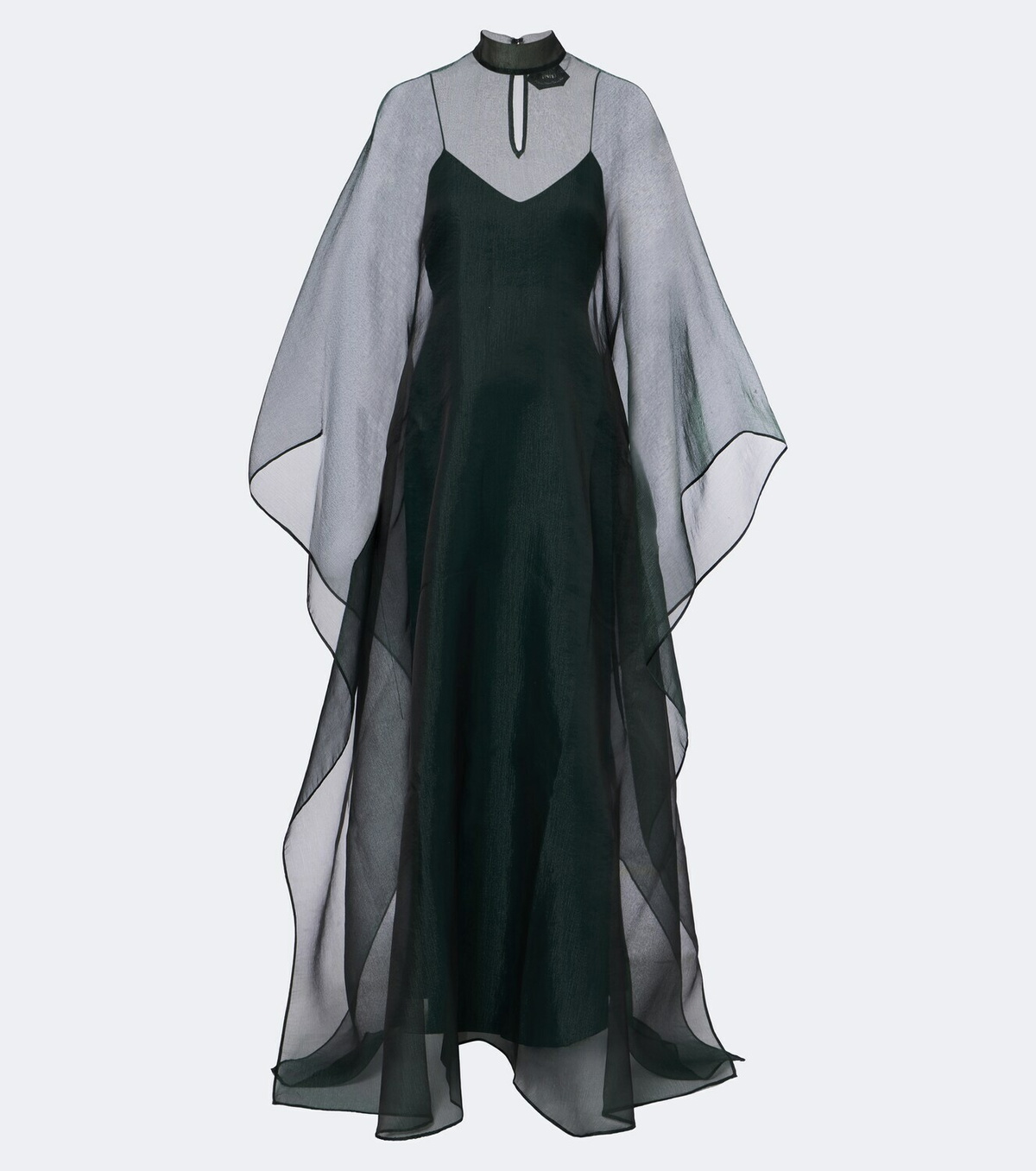 Taller Marmo Sphinx sheer draped organza kaftan