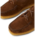 Yuketen - Suede Derby Shoes - Brown