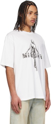 MISBHV White Vintage 'MSBHV' T-shirt