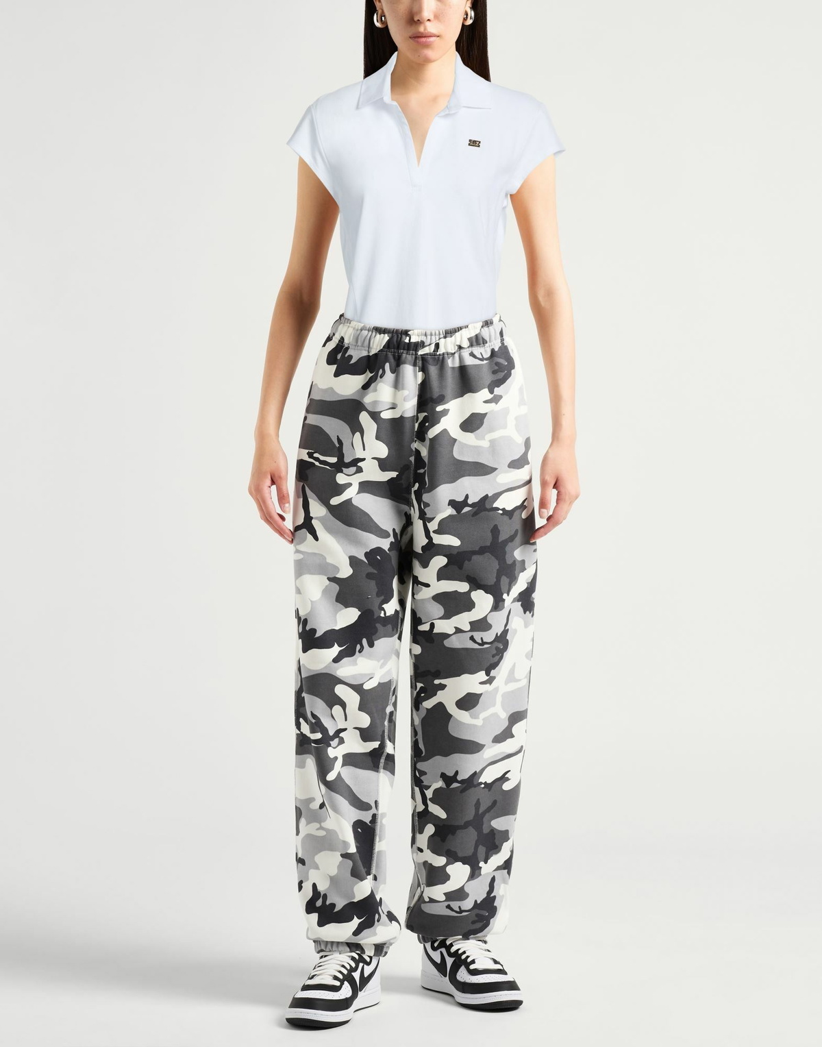 Ea7 Womens Polo shirt in White