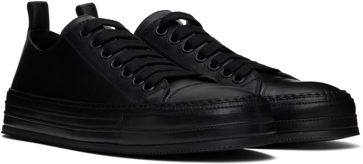 Ann Demeulemeester Black Gert Low-Top Sneakers Ann Demeulemeester