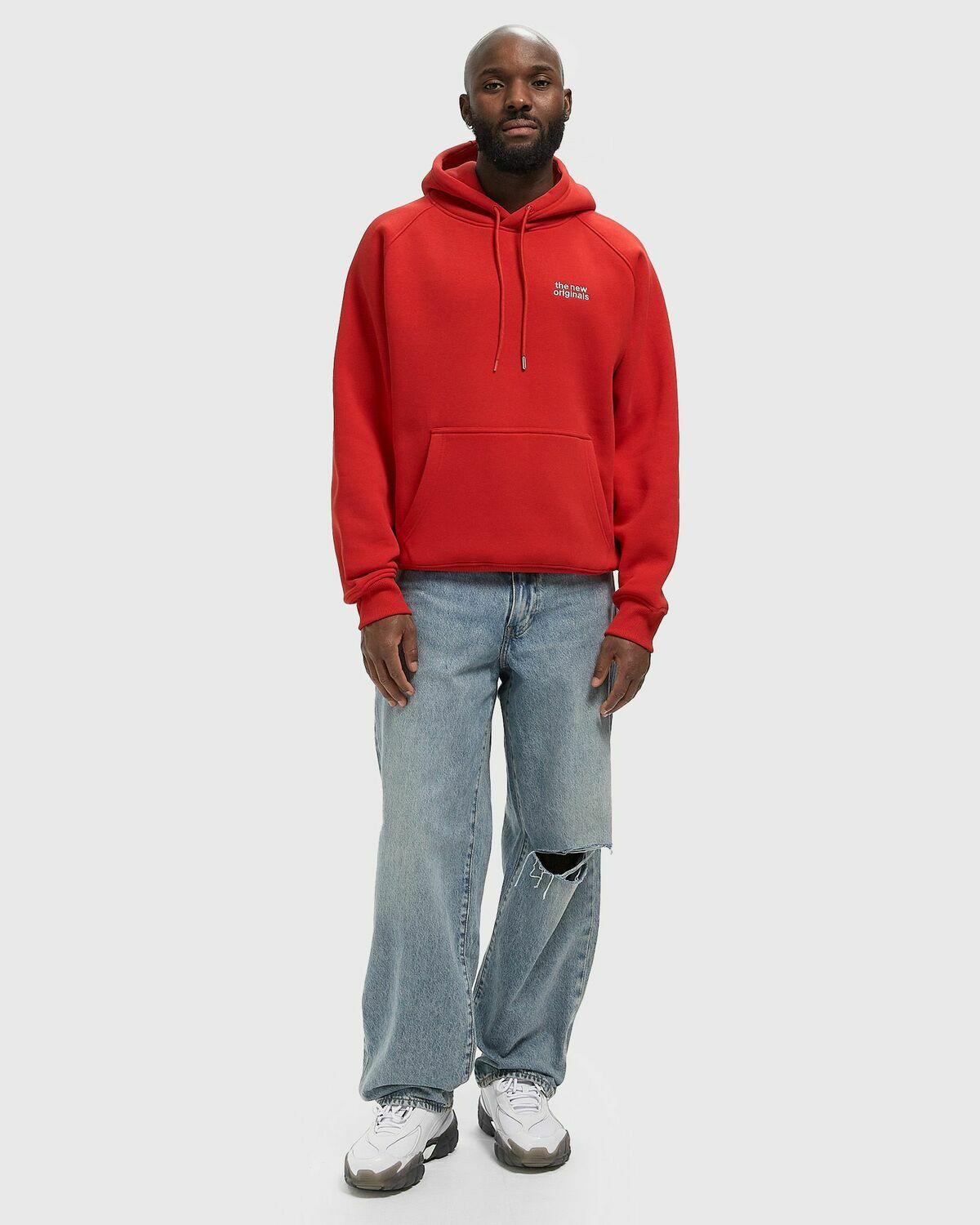 The New Originals CATNA HOODIE Red Mens Hoody The New Originals