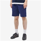 Men's AAPE Now Badge Sweat Shorts in Medieval Blue