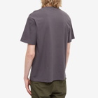 Butter Goods Men's Equipment Pigment Dyed T-Shirt in Washed Black