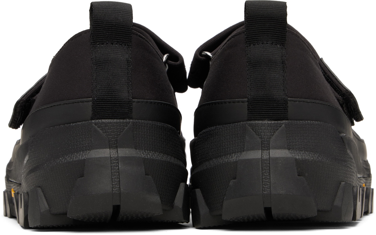 AMOMENTO Black Vibram Mary Jane Loafers AMOMENTO