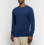Howlin' - Mélange Lambswool and Cotton-Blend Sweater - Blue