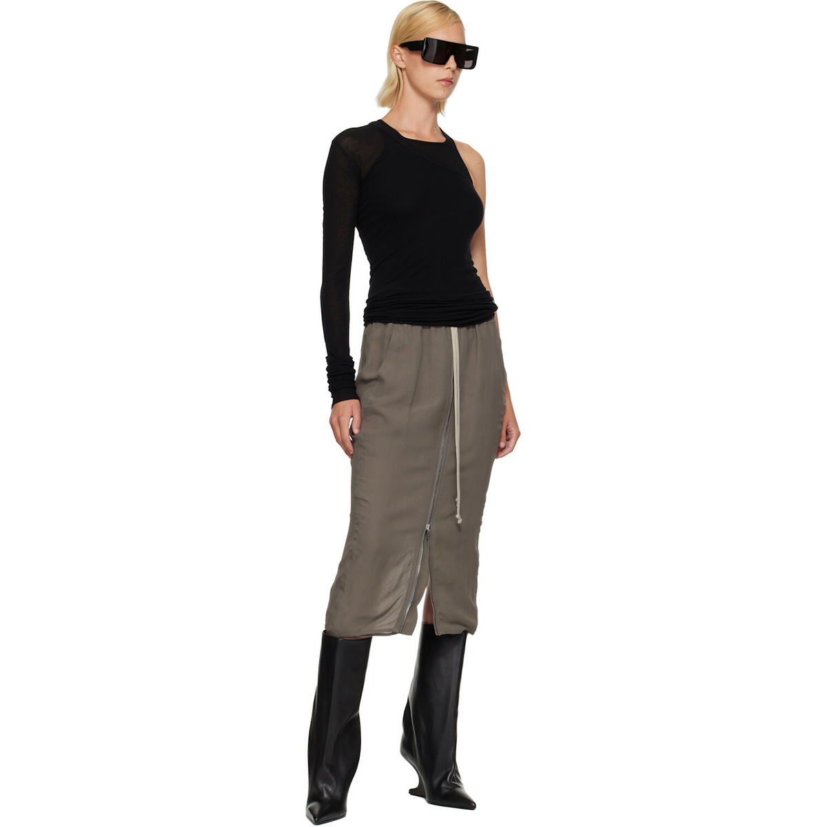 Rick Owens Black Tower Banana Top