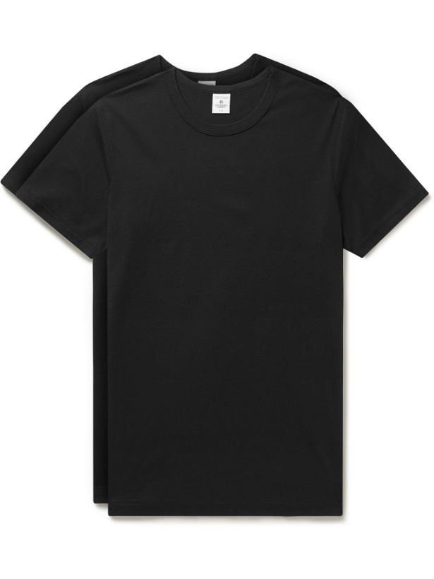 Photo: Reigning Champ - Two-Pack Pima Cotton-Jersey T-Shirts - Black