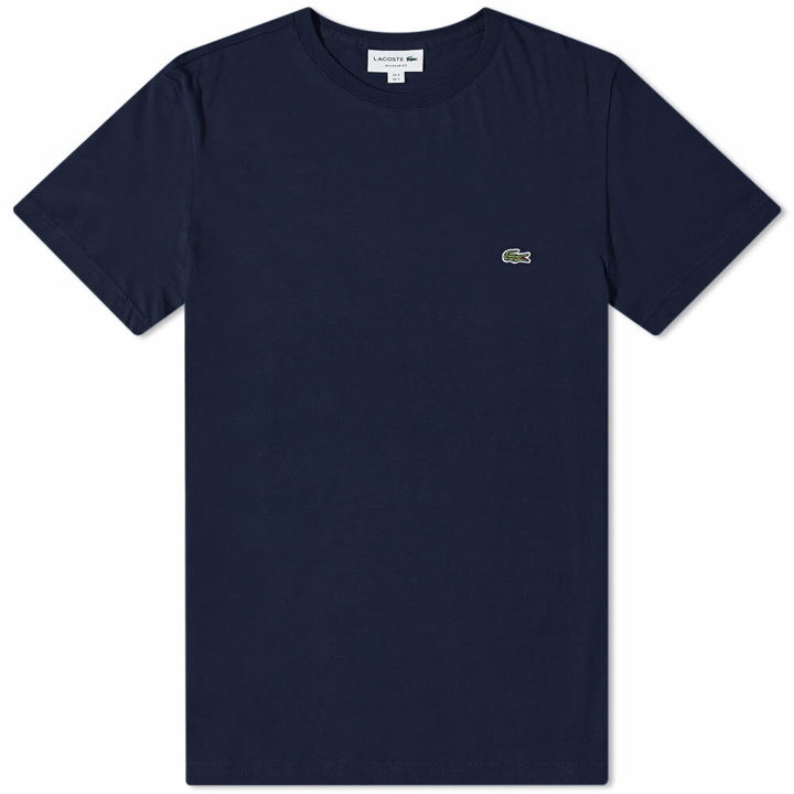 Photo: Lacoste Men's Classic T-Shirt in Navy
