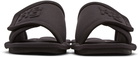 Alexander Wang Black Padded Lana Slippers