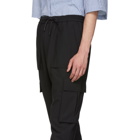 Juun.J Black Tapered Cargo Pants