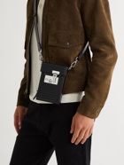 Dunhill - Embossed Leather Messenger Bag
