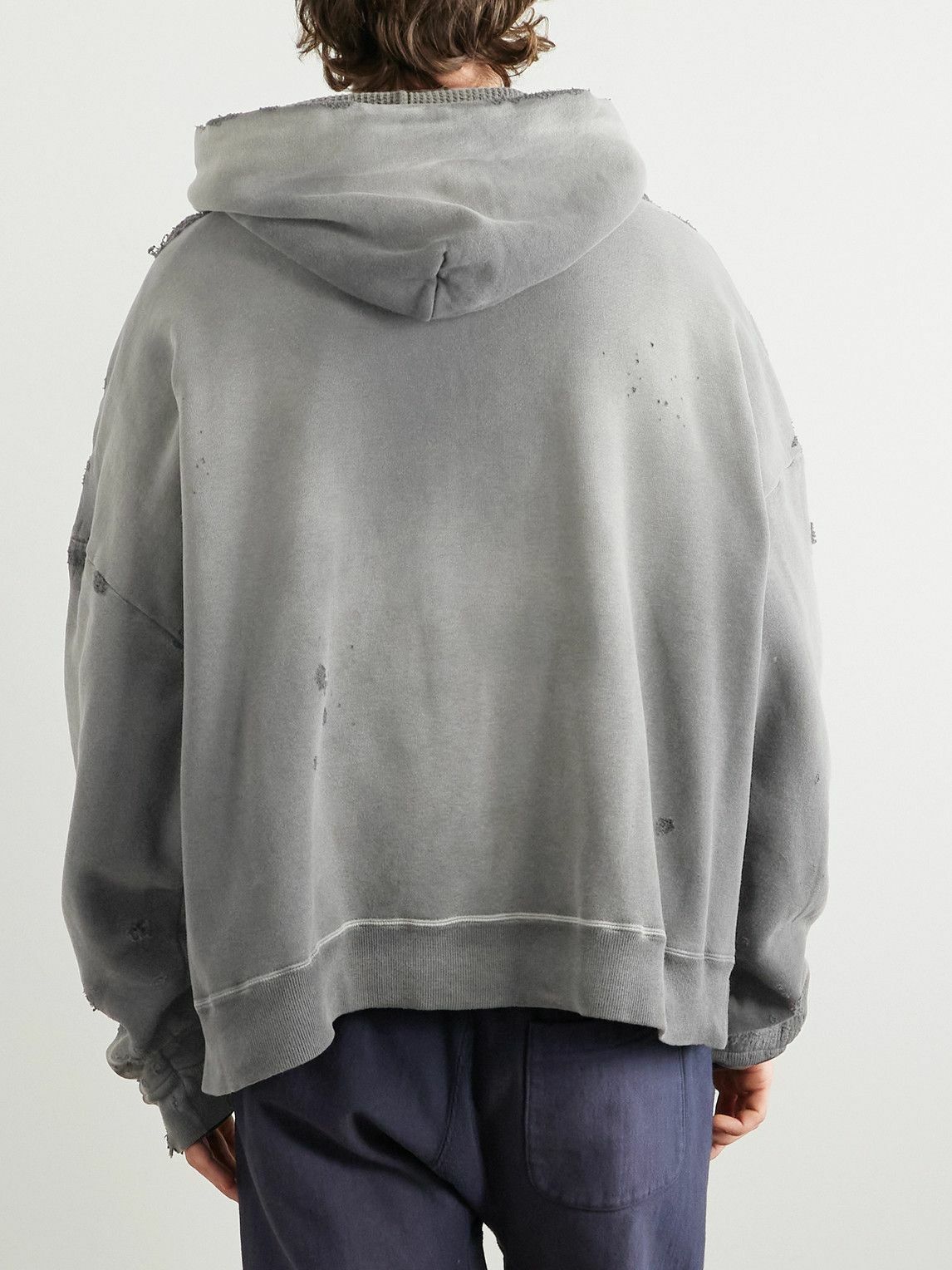 DXSHCV Oversize Men's Vintage Hoodie Pullover Long Sleeve