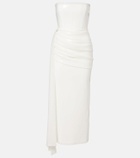 Alex Perry Bridal sequined strapless bustier gown