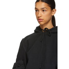 JW Anderson Black Raw Cut Hoodie