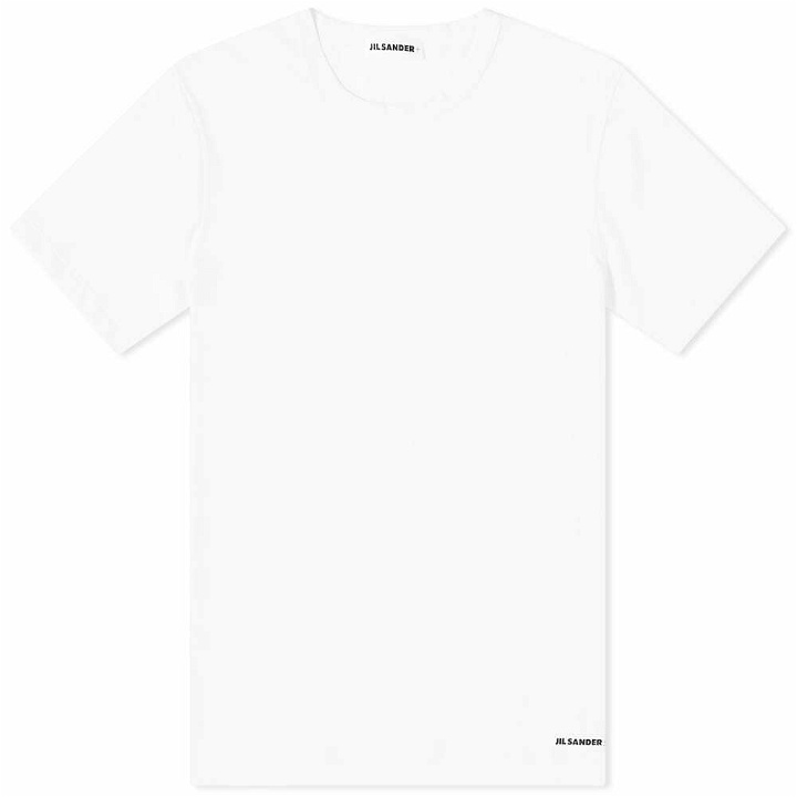 Photo: Jil Sander Men's Plus Printed Logo Back T-Shirt in White