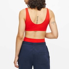 Les Girls Les Boys Women's Semi Sheer Crop Top in Red