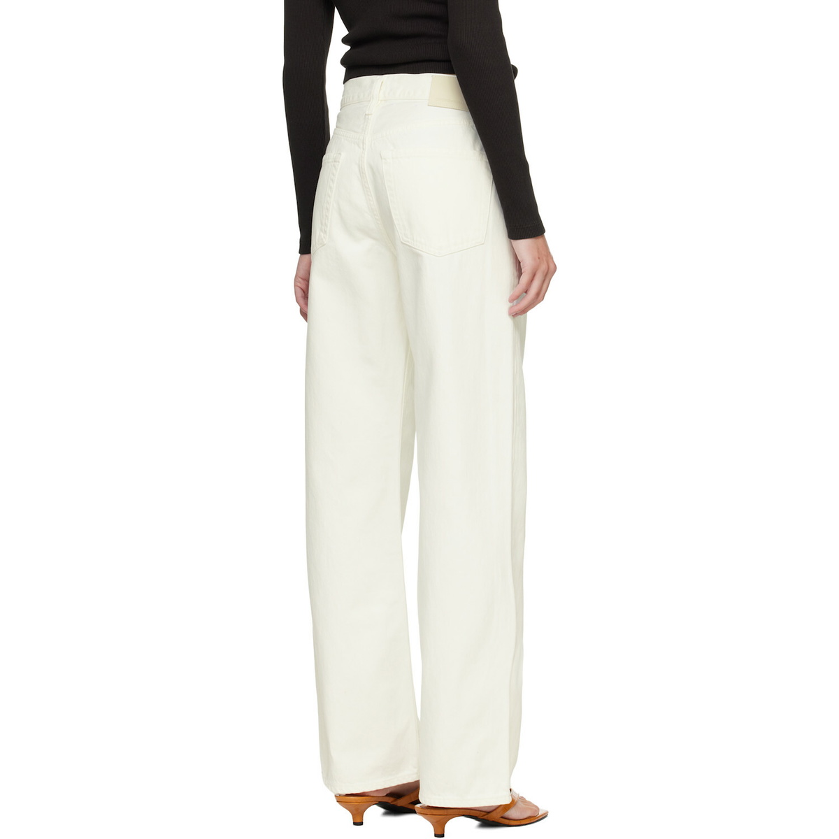 Citizens of Humanity Off-White Lindz Easy Straight Jeans