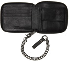 Diesel Black Hiresh XS Zippy Chain Wallet