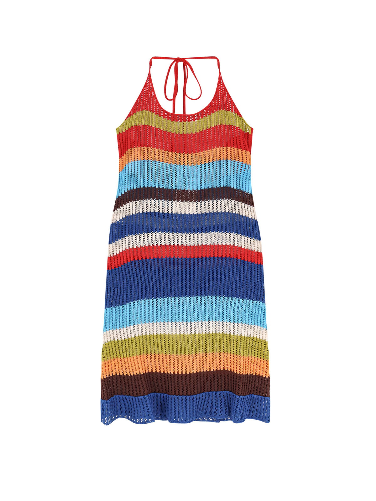 ワンピース DSQUARED2 Dsquared2 Summer Lovers cotton short dress Blu Dsquared2 Summer Lovers Cotton Short Dress Dsquared2
