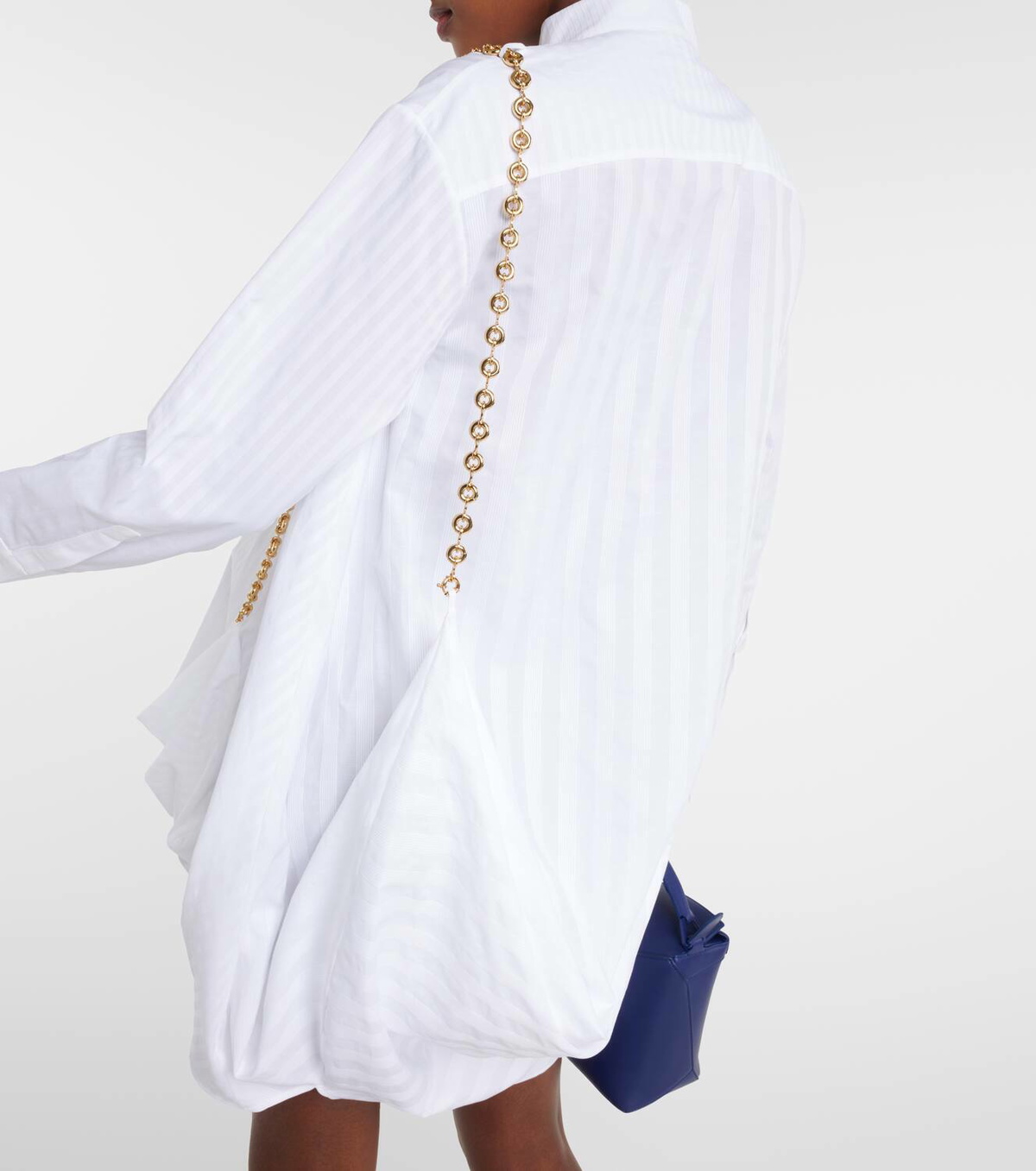 loewe striped shirt dress Loewe