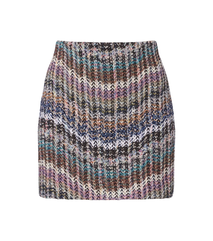 Photo: Missoni Knitted lamé miniskirt