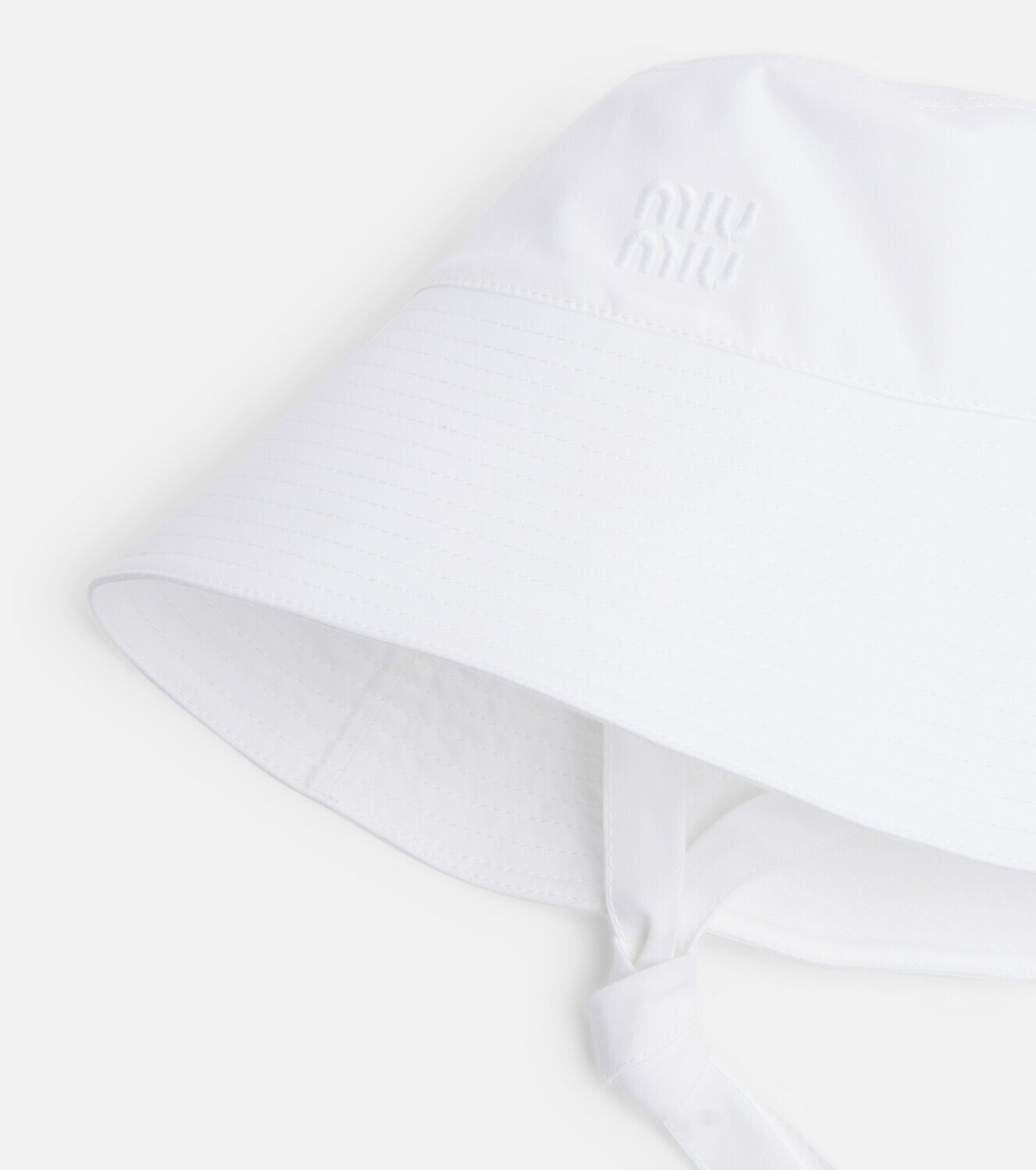 Miu Miu Cotton poplin bucket hat