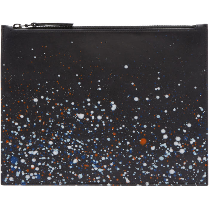 Photo: Maison Margiela Black Paint Splatter Pouch