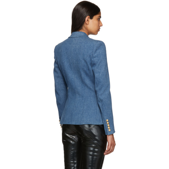 【関税＆送料込み】Balmain Six-Button Jacket Edge-to-edge 6-button jacket black - Women | BALMAIN