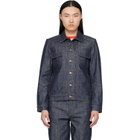 A.P.C. Indigo Jean Denim Work Jacket
