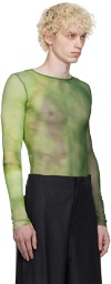 Serapis Green Gradient Long Sleeve T-Shirt