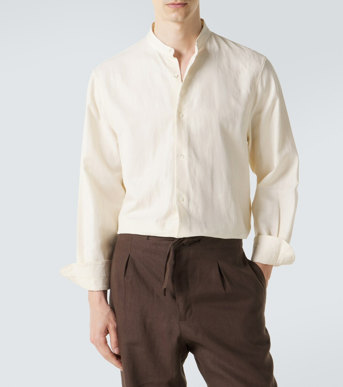 Stòffa Cotton and linen shirt