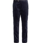 Brunello Cucinelli - Cotton-Corduroy Trousers - Men - Navy