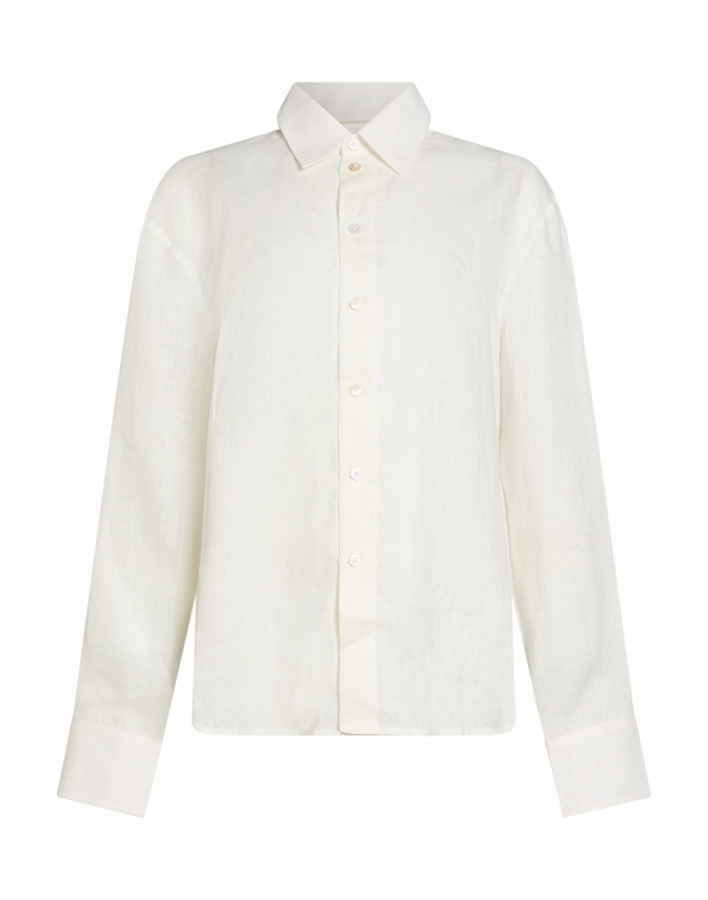Photo: Louisa Ballou Womens Shirt in White