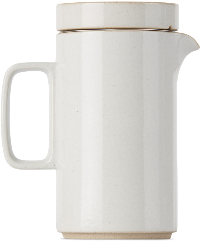 Photo: Hasami Porcelain Grey HPM037 Tall Tea Pot
