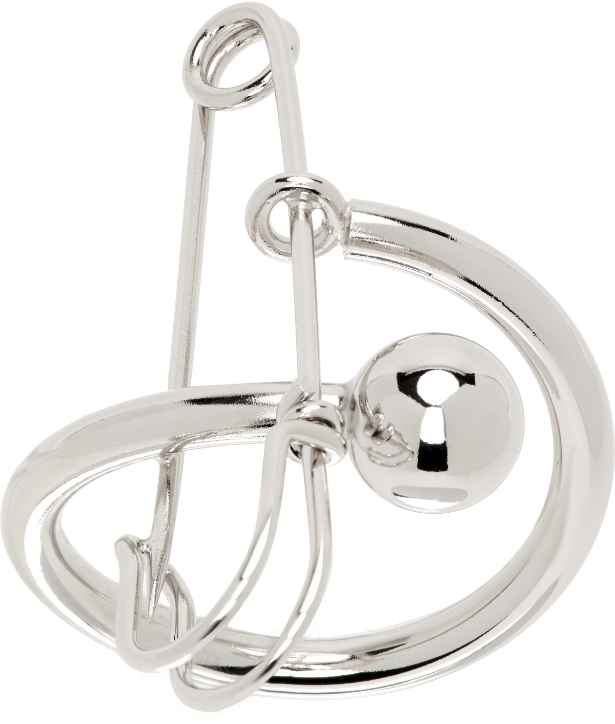 Justine Clenquet Silver Lindsay Ring Justine Clenquet