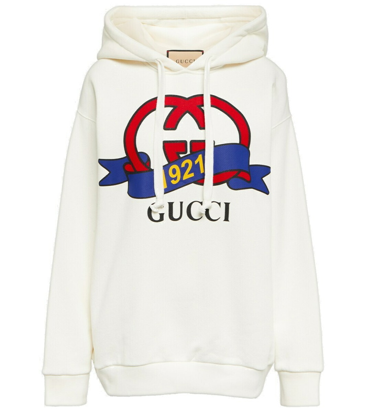 Photo: Gucci Interlocking G cotton jersey hoodie