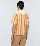 Wales Bonner - Sunrise striped bowling shirt