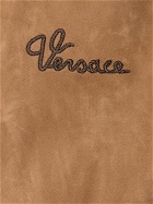 VERSACE - Suede Jacket W/logo