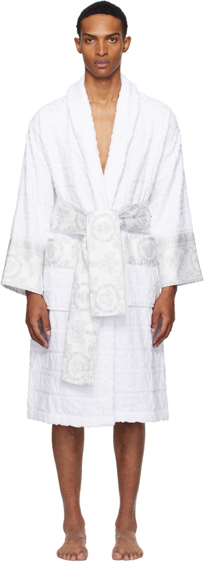 Photo: Versace White 'I Heart Baroque' Bathrobe