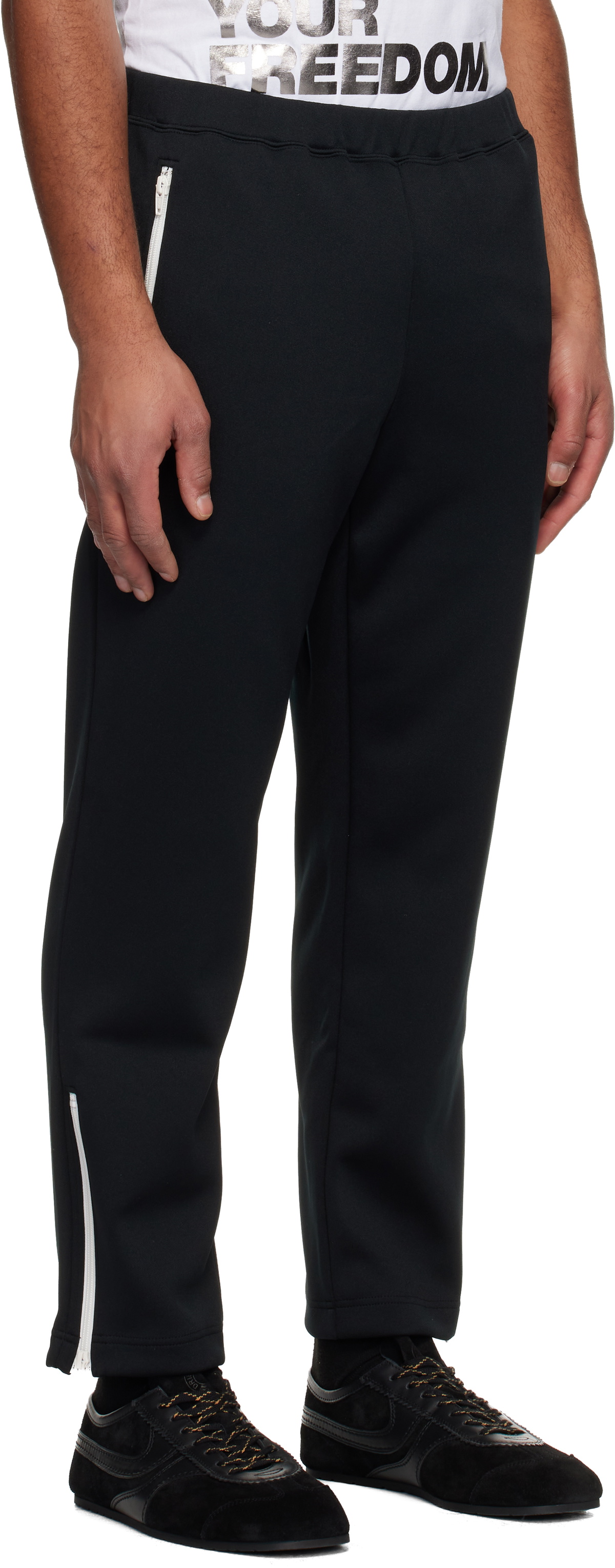 Black Comme des Garçons Black Jersey Sweatpants