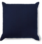 Blue Blue Japan - Indigo-Dyed Cotton Cushion - Blue