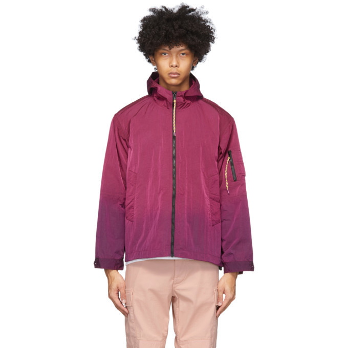 Photo: Aries Pink Ombre Dyed Windcheater Jacket