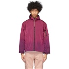 Aries Pink Ombre Dyed Windcheater Jacket